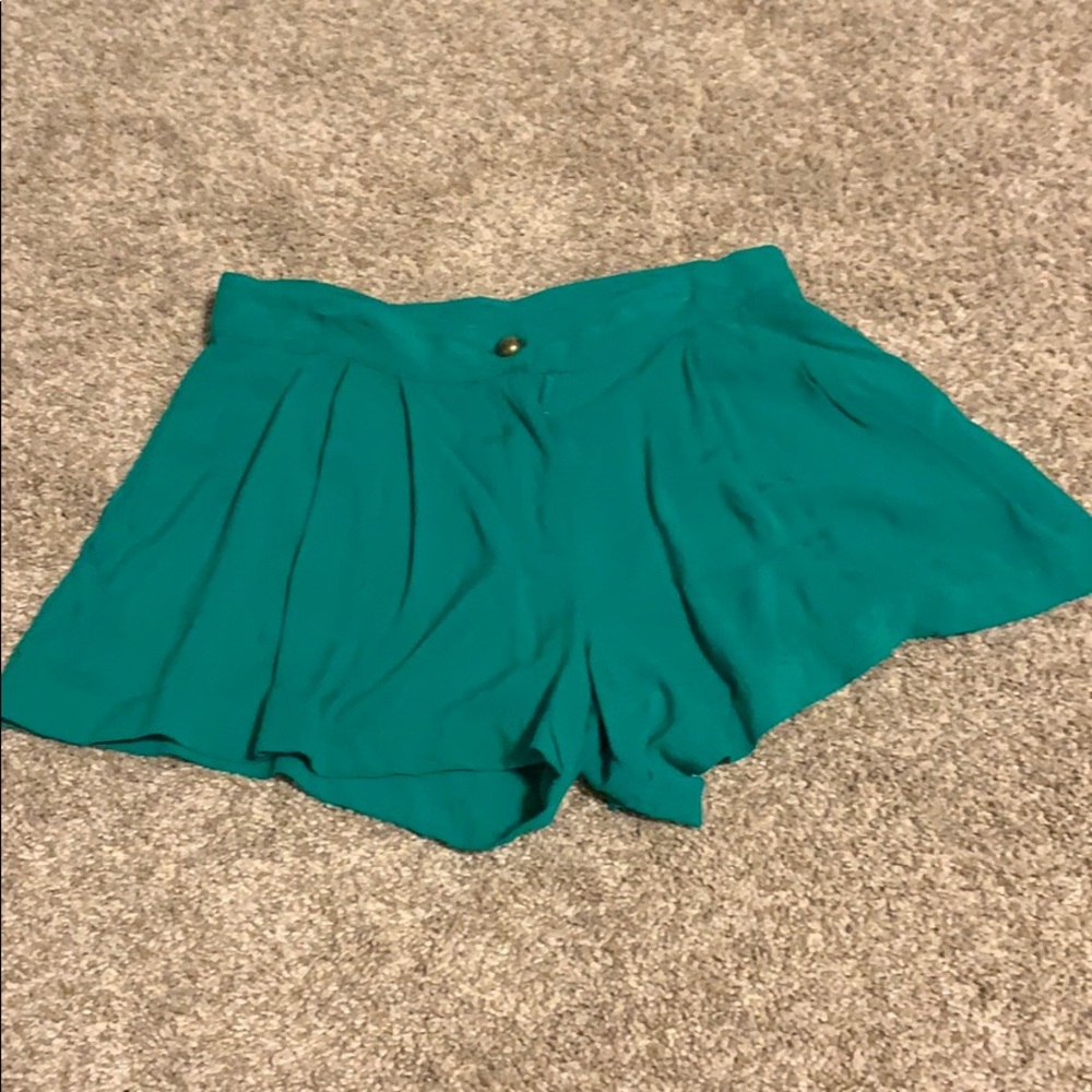 Green shorts